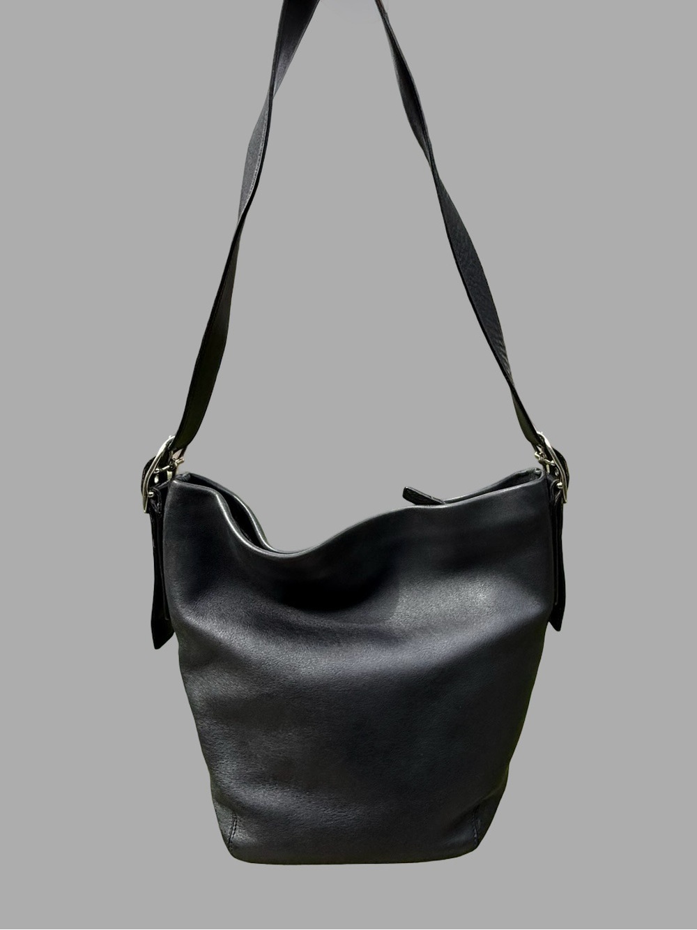 Vintage Y2K Coach Soho Leather Hobo Bag - Style 8A01 (Black) - Picture 4 of 7